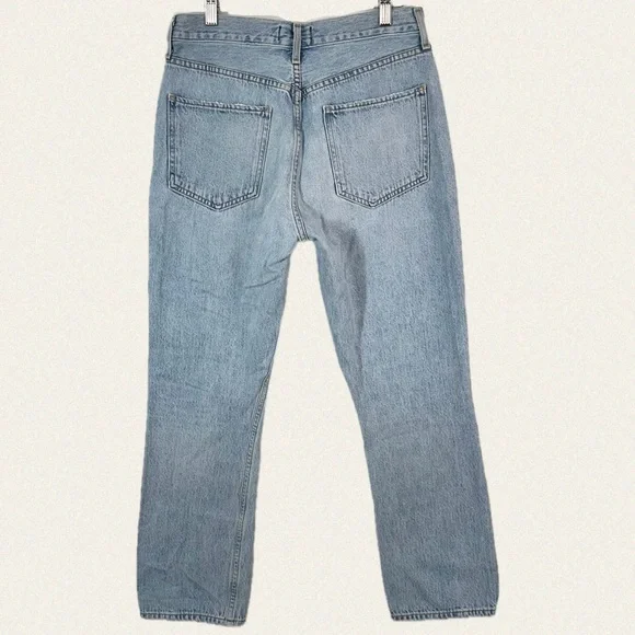 Agolde Riley High Rise Straight Crop - Picture 7 of 10